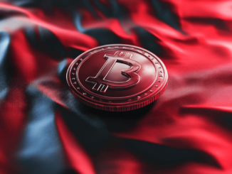 Coinbase logo displayed with a Turkish flag backdrop symbolizing its withdrawn application to enter the Turkish cryptocurrency market.