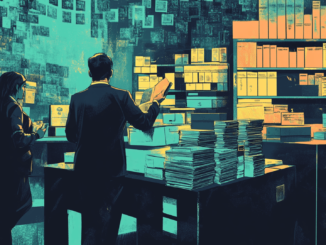 Illustration of India's tax investigation into Binance, WazirX, and other crypto firms for GST evasion.