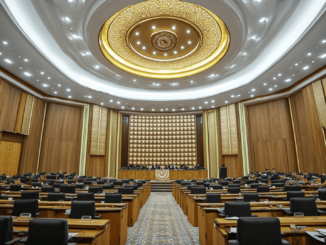 Kyrgyzstan's Parliament discussing the Digital Som CBDC legislation