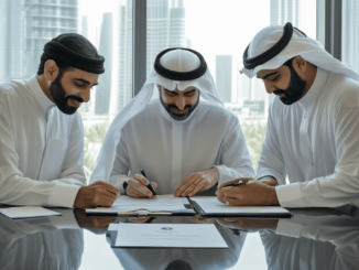 A view of the Dubai skyline representing the approval of USDC and EURC as stablecoins under the DFSA’s crypto regime.