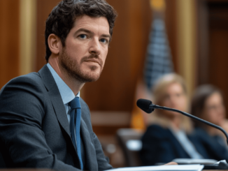 Bryan Steil speaking at a congressional hearing about cryptocurrency regulations.