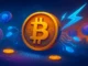 Futuristic digital illustration showing the Bitcoin network connected to glowing tokenized assets and Lightning nodes, symbolizing Bitcoin’s evolution toward tokenization.