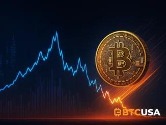 Futuristic illustration symbolizing Bitcoin’s extreme volatility as a hidden source of long-term value