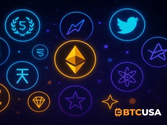 Futuristic visualization of crypto trading volume spikes across major tokens