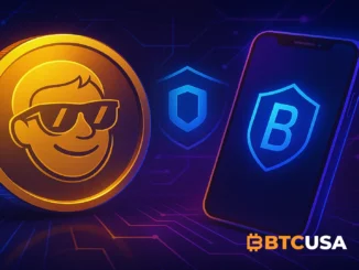 Futuristic digital illustration representing meme coin launch on Base App