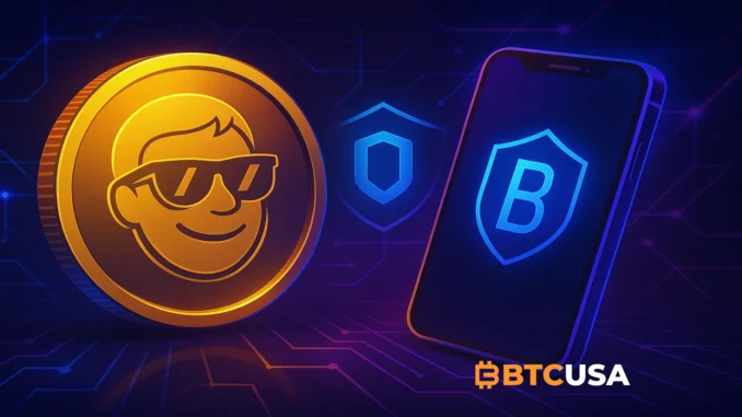 jesse_base Futuristic digital illustration representing meme coin launch on Base App