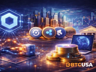 Chainlink infrastructure powering cross-chain connectivity and real-world asset tokenization