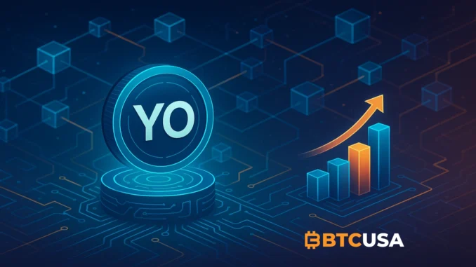 yo_protocol_cross_chain_high_quality Futuristic visualization of cross-chain yield routing and automated DeFi rebalancing.