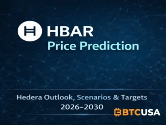 HBAR price prediction overview image with Hedera outlook and long-term scenarios