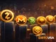 Altcoin market illustration showing multiple tokens rising, representing top gaining cryptocurrencies in the market.