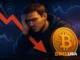 Illustration showing retail investor fear, uncertainty, and doubt surrounding Bitcoin market moves.