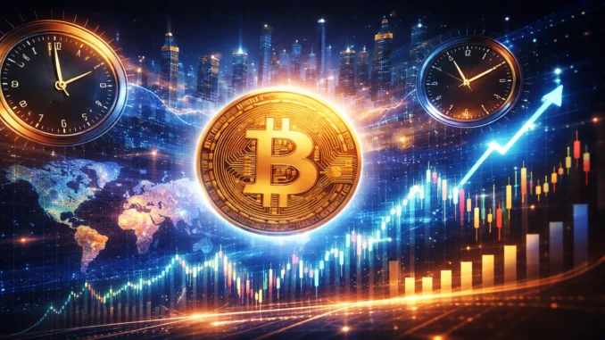 Crypto calendar illustration