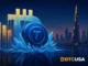 Illustration depicting Dubai authorities freezing assets linked to TrueUSD amid regulatory action.