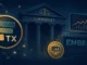 Visual illustrating an FTX-related acquisition lawsuit, highlighting legal action, clawback claims, and corporate dispute themes.