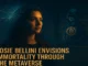 Image showing digital art and metaverse symbolism, representing Josie Bellini’s vision of NFT art and digital identity preservation.