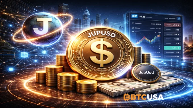 Jupiter launches JupUSD, a stablecoin backed by BlackRock’s BUIDL fund that returns native treasury yield directly to the ecosystem.