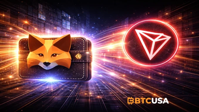 metamask integrates TRON TRX