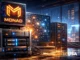 Server and blockchain infrastructure illustration representing running a Monad full node on Ubuntu 24.04.