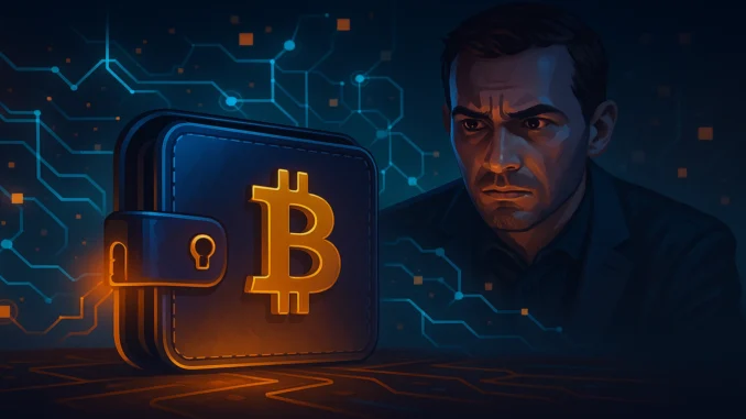 Illustration representing OKX wallet security measures and a bug bounty program.