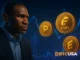 Portrait illustration of Arthur Hayes with altcoin symbols and charts, representing commentary on altcoin accumulation strategies.
