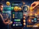 Crypto wallet interface illustration featuring stablecoins and digital assets, representing collaboration between Rumble and Tether on crypto wallet development.
