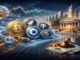 Clean crypto market signal illustration showing digital assets and data flows, symbolizing long-term market outlook and on-chain indicators.