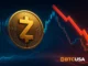 Illustration depicting suspected insider trading activity involving Zcash.