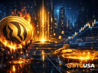 Injective INJ token burn and buyback mechanism with deflationary crypto supply dynamics illustration
