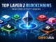 Layer 2 blockchain ecosystem visualization showing multiple scaling networks connected to Ethereum, representing developer activity, rollups, and on-chain infrastructure growth across the L2 landscape.