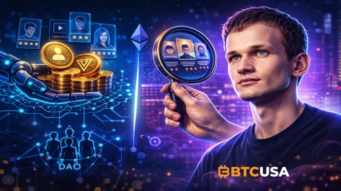 Conceptual illustration of Web3 creator economy focusing on curation over token incentives